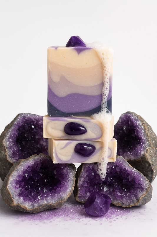 Amethyst soap
